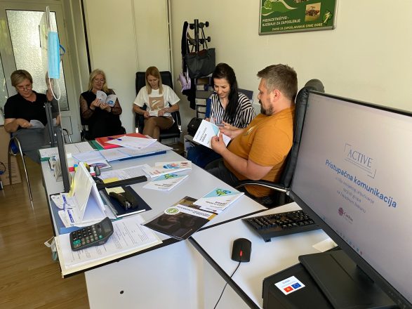 U okviru Active projekta održana radionica “Pristupačna komunikacija” u Birou rada Danilovgrad