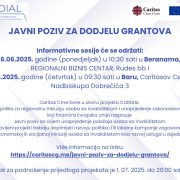 JAVNI POZIV ZA DODJELU GRANTOVA