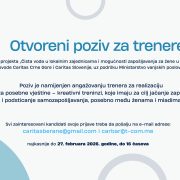 Otvoreni poziv za trenere