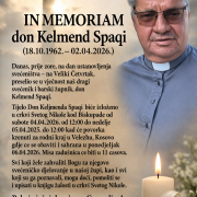 IN MEMORIAM don Kelmend Spaqi (18.10.1962. – 02.04.2026.)
